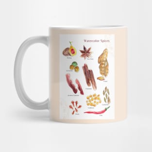 Watercolor Spices Mug